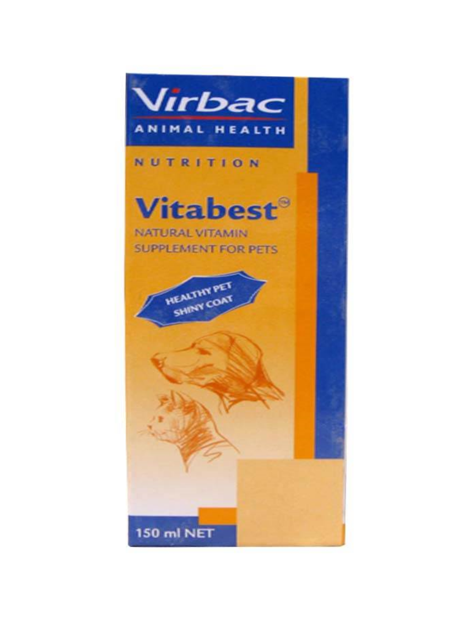 Virbac Vitabest Vitamin Supplement 150ml